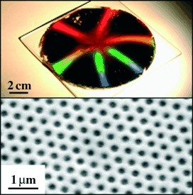 Surface-Templated Nanostructured Films with Two-Dimensional Ordered Arrays of Voids