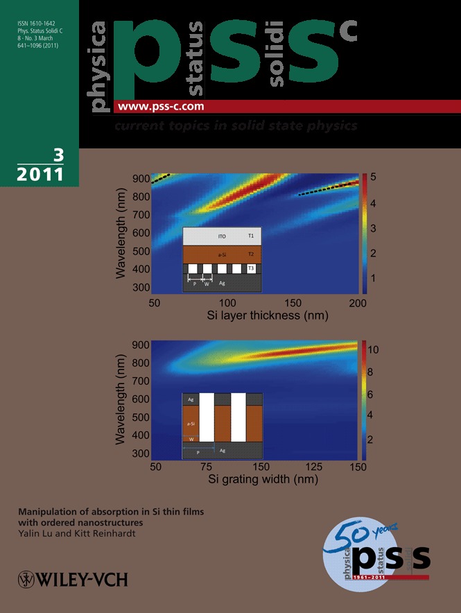 Back Cover: Phys. Status Solidi C 3/2011