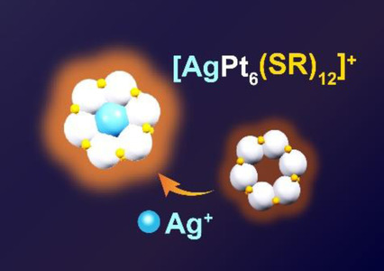 Silver in the Center Enhances Room-Temperature Phosphorescence of a Platinum Sub-nanocluster by 18 Times