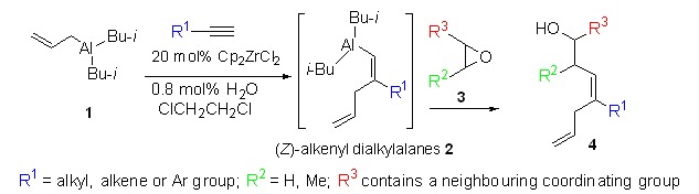 Carboalumination-Epoxide Ring Opening for the Formation of 1,4-Disubstituted (Z)-3,6-Alkadienols