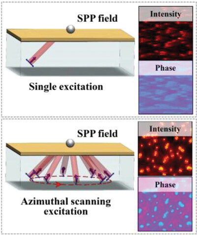 Azimuthal Scanning Excitation Surface Plasmon Resonance Holographic Microscopy