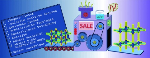 Lösungsmittelunterstützter Linker-Austausch: eine Alternative zur De-novo-Synthese von Metall-organischen Gerüsten