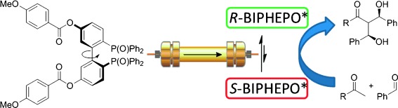 Selector-Induced Dynamic Deracemization of a Selectand-Modified Tropos BIPHEPO-Ligand: Application in the Organocatalyzed Asymmetric Double-Aldol-Reaction