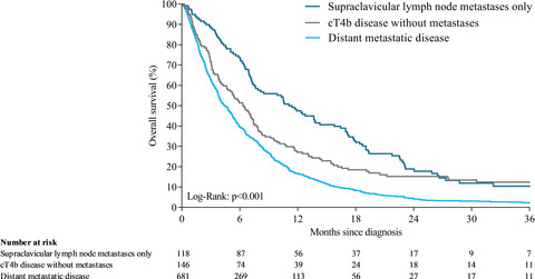 Treatment patterns and survival in advanced unresectable esophageal squamous cell cancer: A population-based study