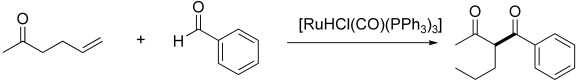 Ruthenium Hydride Catalyzed Regioselective Addition of Aldehydes to Enones To Give 1,3-Diketones