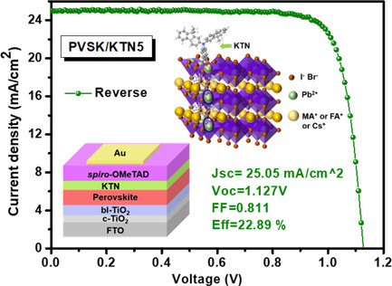 Realizing High-Efficiency Perovskite Solar Cells by Passivating Triple-Cation Perovskite Films