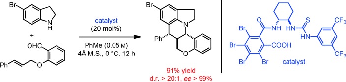 Catalytic Enantioselective Intramolecular Aza-Diels–Alder Reactions