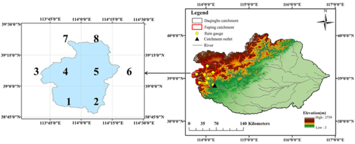 A data-driven approach for flood prediction using grid-based meteorological data