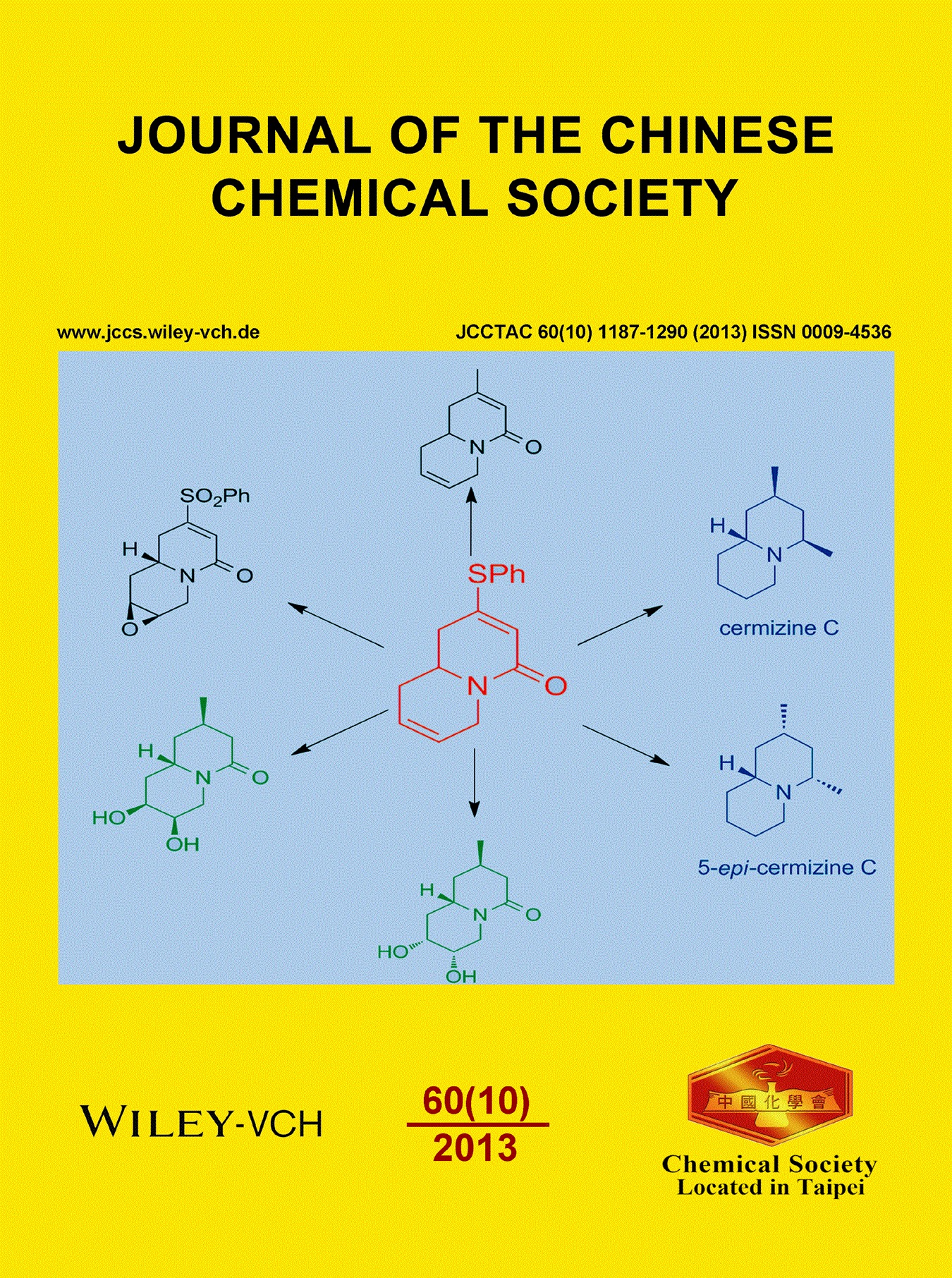 Cover Picture: Journal of the Chinese Chemical Society 10/2013