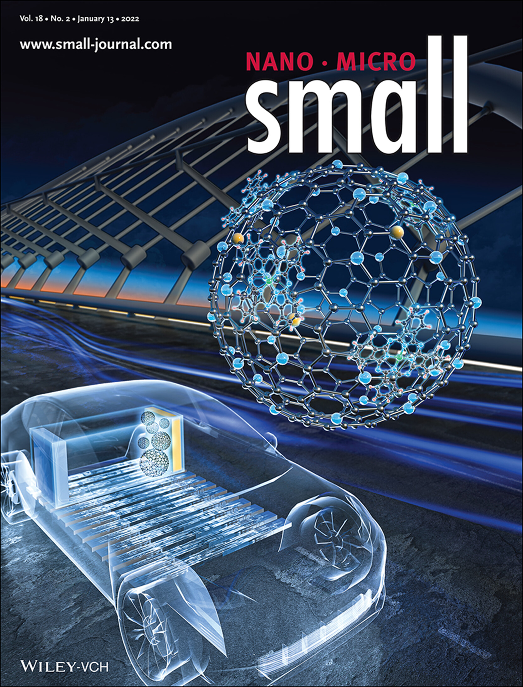 Electronic Structure Regulation of Iron Phthalocyanine Induced by Anchoring on Heteroatom-Doping Carbon Sphere for Efficient Oxygen Reduction Reaction and Al–Air Battery (Small 2/2022) Volume 18 Issue 2, 2022