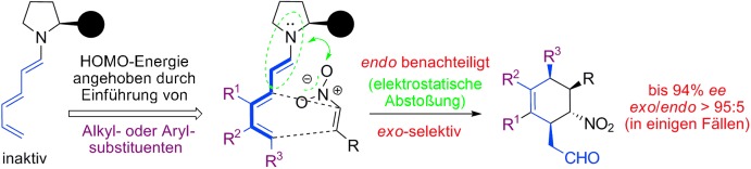 exo-Selective Asymmetric Diels–Alder Reaction of 2,4-Dienals and Nitroalkenes by Trienamine Catalysis