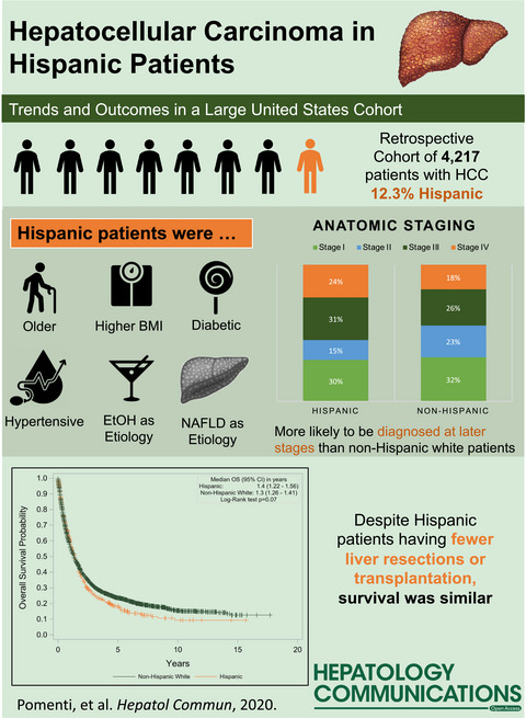 Hepatocellular Carcinoma in Hispanic Patients: Trends and Outcomes in a Large United States Cohort