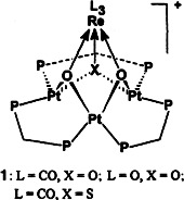 Models for Bimetallic Catalysts: Multiple Oxidation States in Pt3Re Cluster Cations