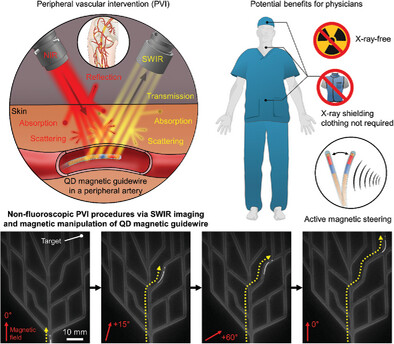 Shortwave Infrared Imaging of a Quantum Dot-Based Magnetic Guidewire Toward Non-Fluoroscopic Peripheral Vascular Interventions