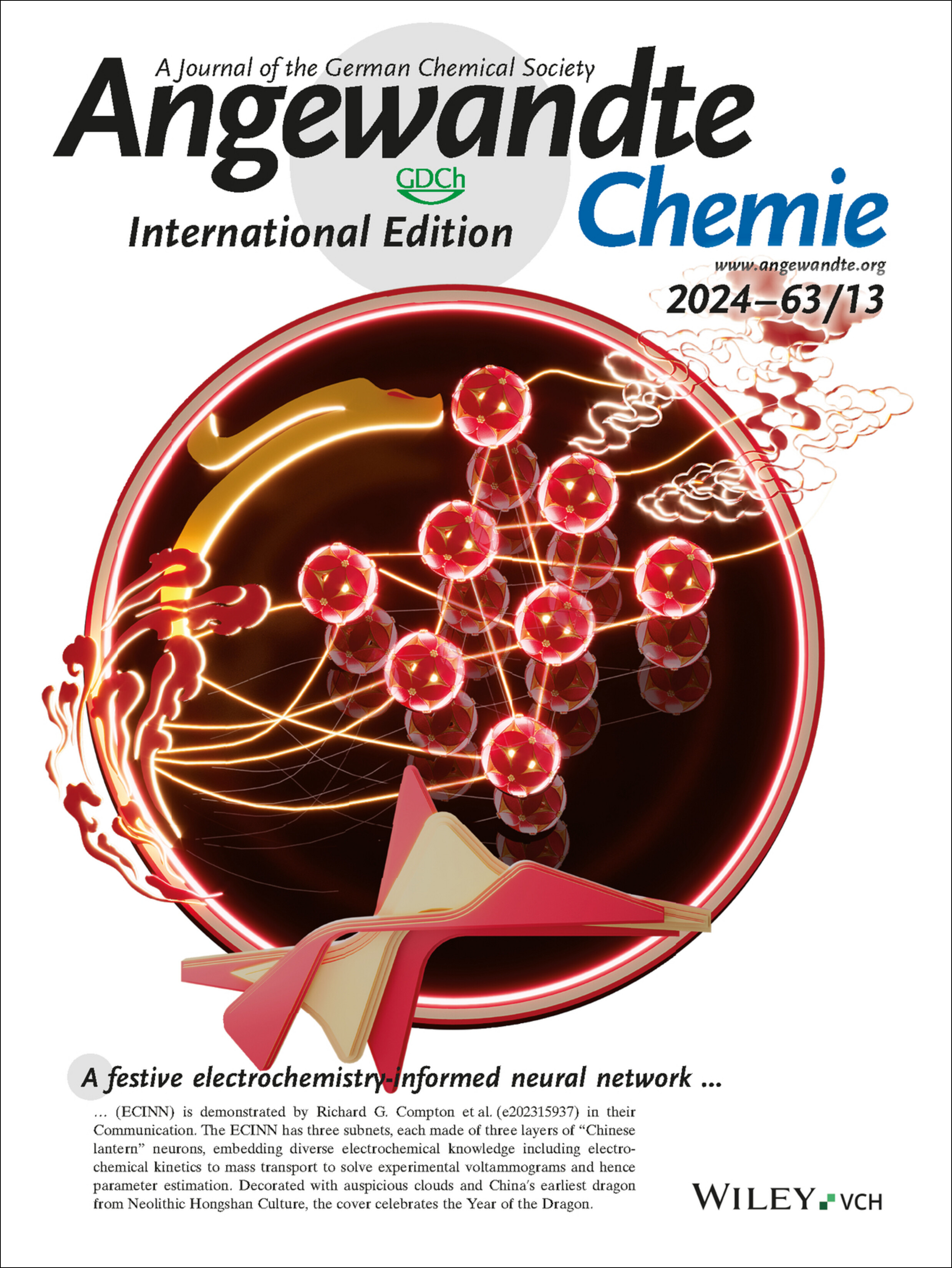Inside Cover: Discovering Electrochemistry with an Electrochemistry-Informed Neural Network (ECINN) (Angew. Chem. Int. Ed. 13/2024) Volume 63 Issue 13, 2024