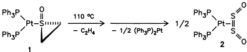 Complex Stabilization of Disulfur Dioxide in the Fragmentation of Thiirane S-Oxide on Bis(triphenylphosphane)platinum(0)