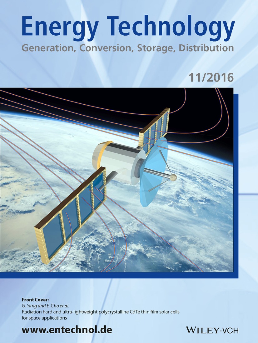 Cover Picture: Radiation-Hard and Ultralightweight Polycrystalline Cadmium Telluride Thin-Film Solar Cells for Space Applications (Energy Technol. 11/2016) Volume 4 Issue 11, 2016