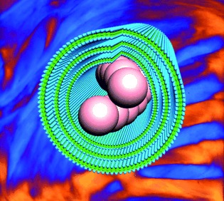 Helical Colloidal Sphere Structures through Thermo-Reversible Co-Assembly with Molecular Microtubes