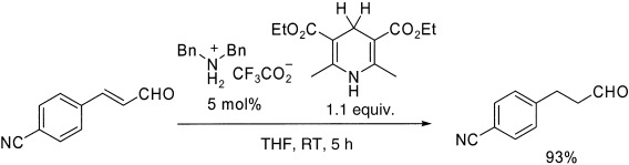 A Metal-Free Transfer Hydrogenation: Organocatalytic Conjugate Reduction of α,β-Unsaturated Aldehydes