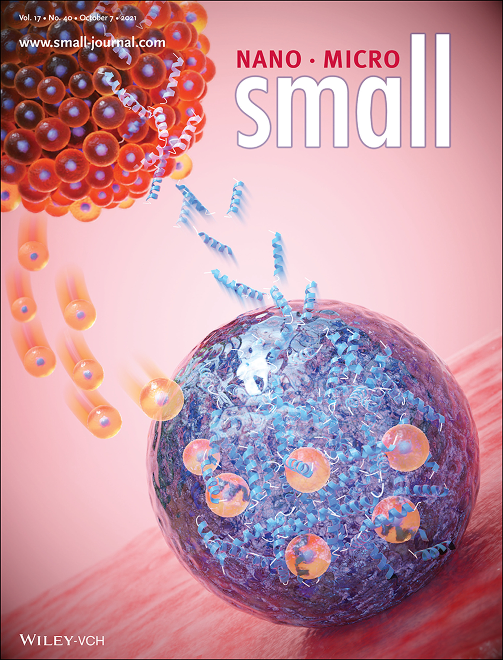Endogenous Stem Cell-Based In Situ Tissue Regeneration Using Electrostatically Interactive Hydrogel with a Newly Discovered Substance P Analog and VEGF-Mimicking Peptide (Small 40/2021) Volume 17 Issue 40, 2021