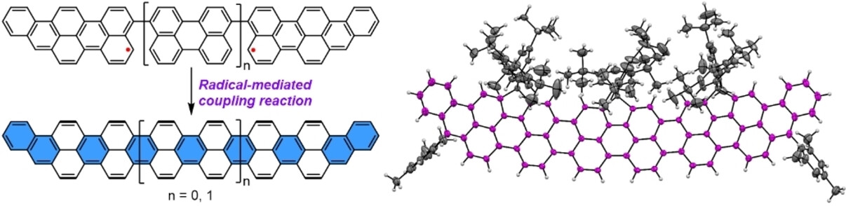 Bis-peri-dinaphtho-rylenes: Facile Synthesis via Radical-Mediated Coupling Reactions and their Distinctive Electronic Structures