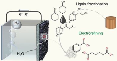 Selectively Upgrading Lignin Derivatives to Carboxylates through Electrochemical Oxidative C(OH)−C Bond Cleavage by a Mn-Doped Cobalt Oxyhydroxide Catalyst