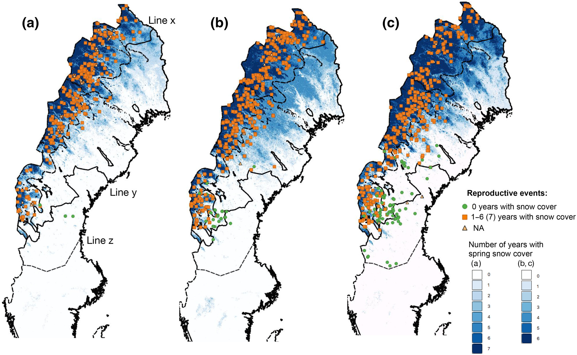 Recolonization following past persecution questions the importance of persistent snow cover as a range limiting factor for wolverines