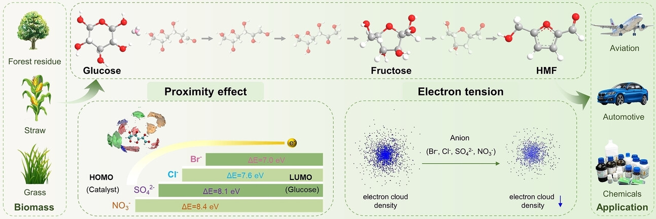Unlocking the Anion Effect on Steerable Production of 5-Hydroxymethylfurfural