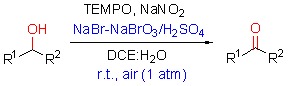 Transition-Metal-Free TEMPO Catalyzed Aerobic Oxidation of Alcohols to Carbonyls Using an Efficient Br2 Equivalent under Mild Conditions