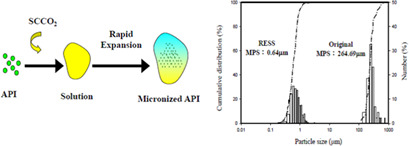 Micronization of Three Active Pharmaceutical Ingredients Using the Rapid Expansion of Supercritical Solution Technology