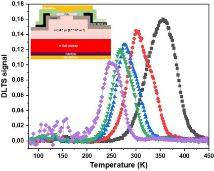 Electrical Behavior of Vertical Pt/Au Schottky Diodes on GaN Homoepitaxy