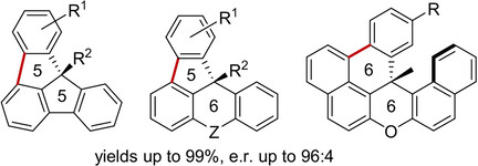 Enantioselective Pd0-Catalyzed C(sp2)–H Arylation for the Synthesis of Chiral Warped Molecules