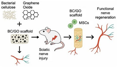 Mesenchymal Stem Cell-Engrafted Bacterial Cellulose and Graphene Oxide Scaffolds Enhance Peripheral Nerve Repair in a Rat Model Issue ,