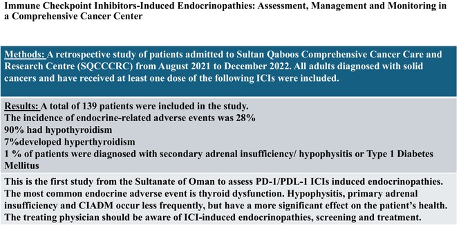 Immune Checkpoint Inhibitors-Induced Endocrinopathies: Assessment, Management and Monitoring in a Comprehensive Cancer Centre