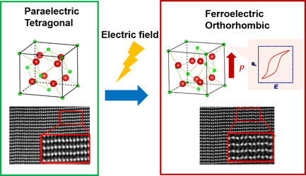 Electric-Field-Induced Ferroelectricity in 5%Y-doped Hf0.5Zr0.5O2: Transformation from the Paraelectric Tetragonal Phase to the Ferroelectric Orthorhombic Phase