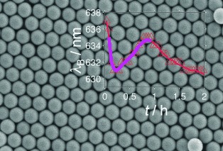 Beobachtung von Nano-Entnetzung bei der Trocknung kolloidaler Kristalle