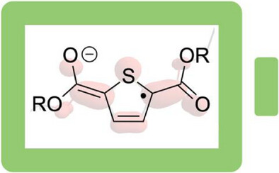Feedstock-Derived Thiophene Radical Anions Exhibiting Redox Stability at Extreme Potentials