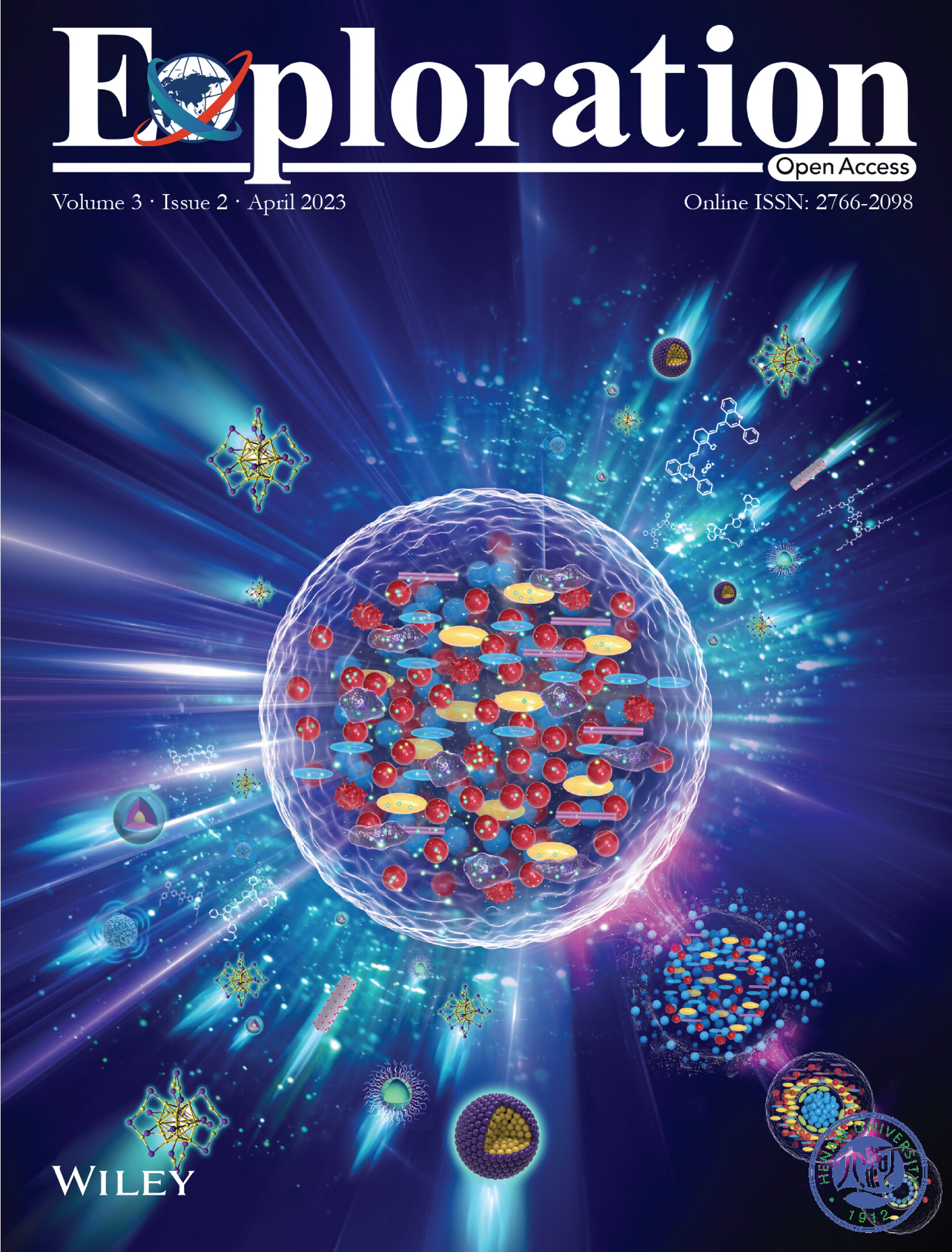 Inside Back Cover: Tracking tumor heterogeneity and progression with near-infrared II fluorophores (EXP2 2/2023) Volume 3 Issue 2, 2023