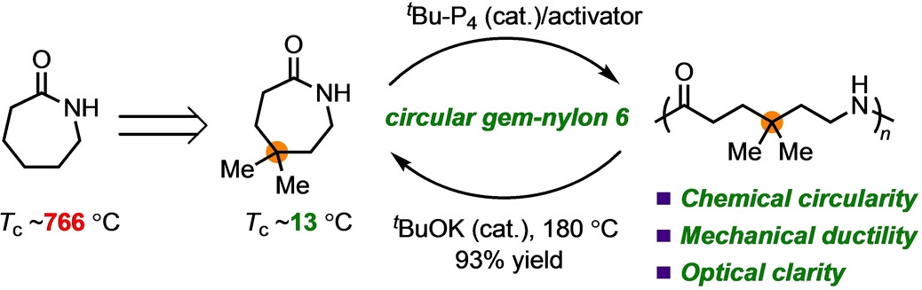 Redesigned Nylon 6 Variants with Enhanced Recyclability, Ductility, and Transparency