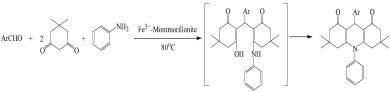 Fe3+-Montmorillonite: An Efficient Solid Catalyst for One-Pot Synthesis of Decahydroacridine Derivatives