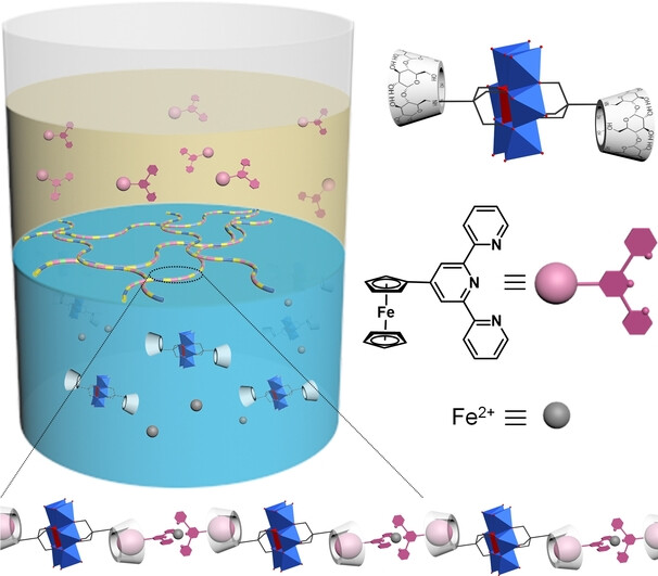 Interfacial Preparation of Polyoxometalate-Based Hybrid Supramolecular Polymers by Orthogonal Self-Assembly