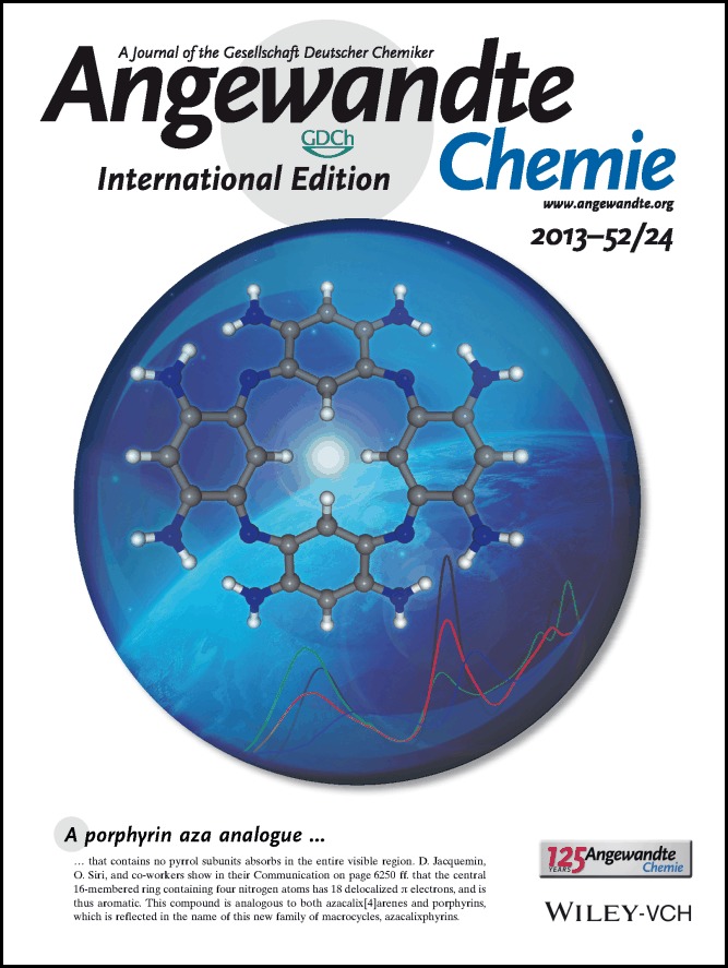 Inside Back Cover: Azacalixphyrin: The Hidden Porphyrin Cousin Brought to Light (Angew. Chem. Int. Ed. 24/2013)
