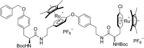 Modular Synthesis of Ruthenium-Labeled Diaryl Ether Peptoids
