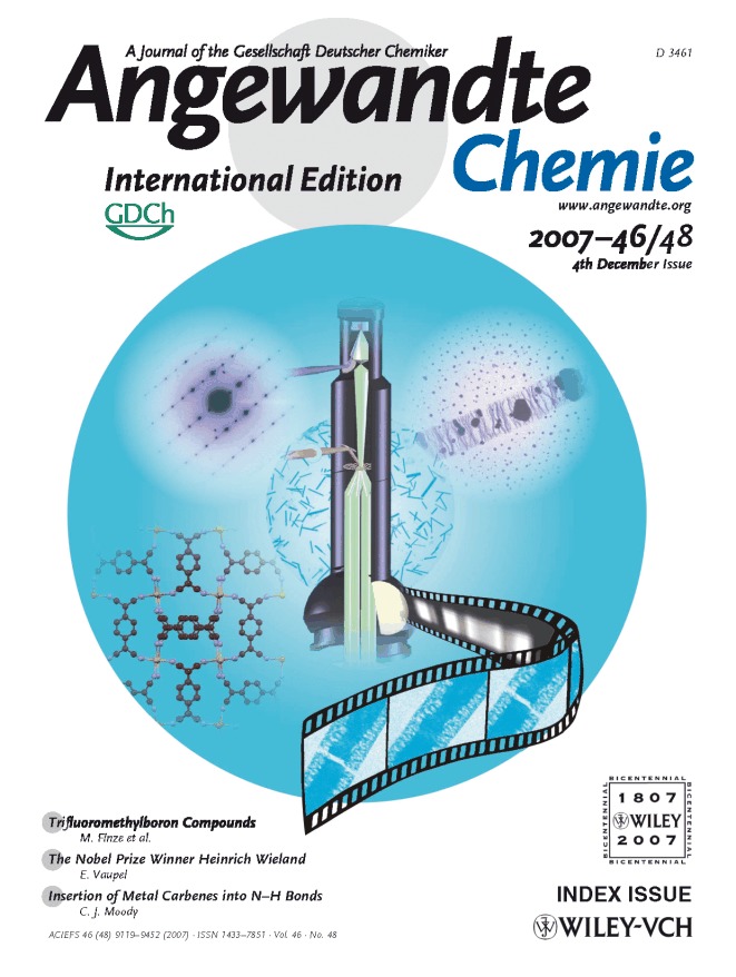 Cover Picture: Controlled Nanoscale Mechanical Phenomena Discovered with Ultrafast Electron Microscopy (Angew. Chem. Int. Ed. 48/2007)