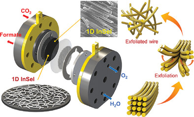 Strategy for Enhancing Catalytic Active Site: Introduction of 1D material InSeI for Electrochemical CO2 Reduction to Formate