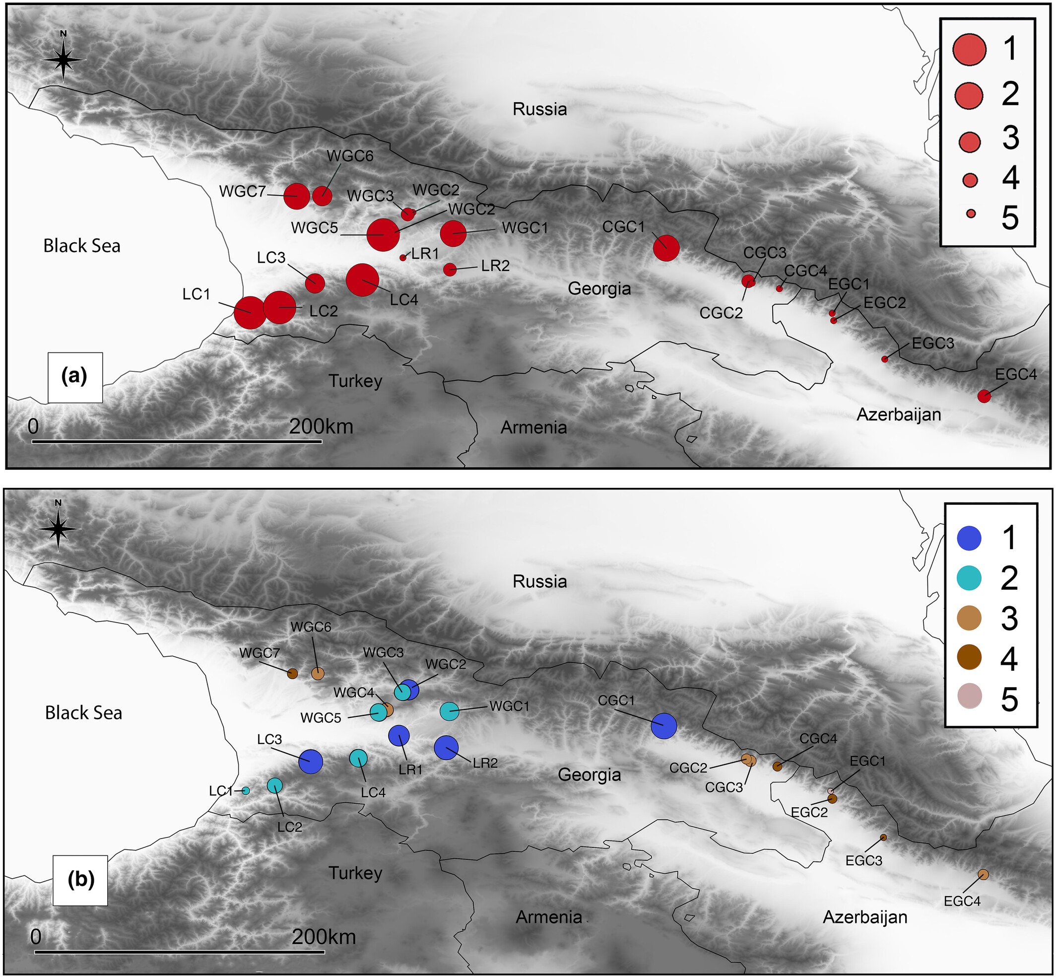 Biodiversity protection against anthropogenic climate change: Conservation prioritization of Castanea sativa in the South Caucasus based on genetic and ecological metrics