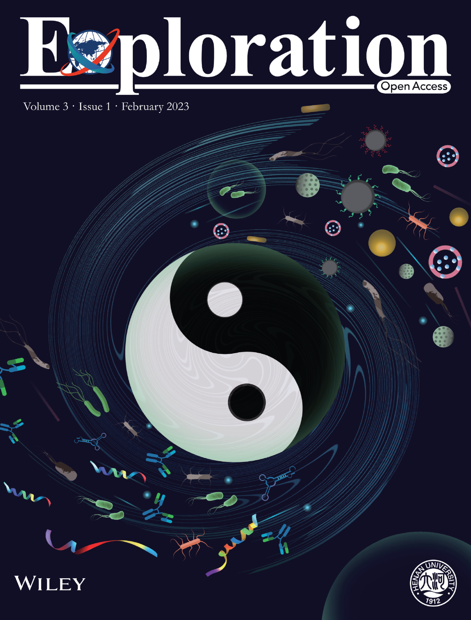 Frontispiece: Recent advances in targeted antibacterial therapy basing on nanomaterials (EXP2 1/2023) Volume 3 Issue 1, 2023