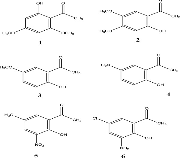 In vitro inhibitory effects of some acetophenone derivatives on some metabolic enzymes and molecular docking