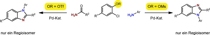 Cascade Palladium Catalysis: A Predictable and Selectable Regiocontrolled Synthesis of N-Arylbenzimidazoles
