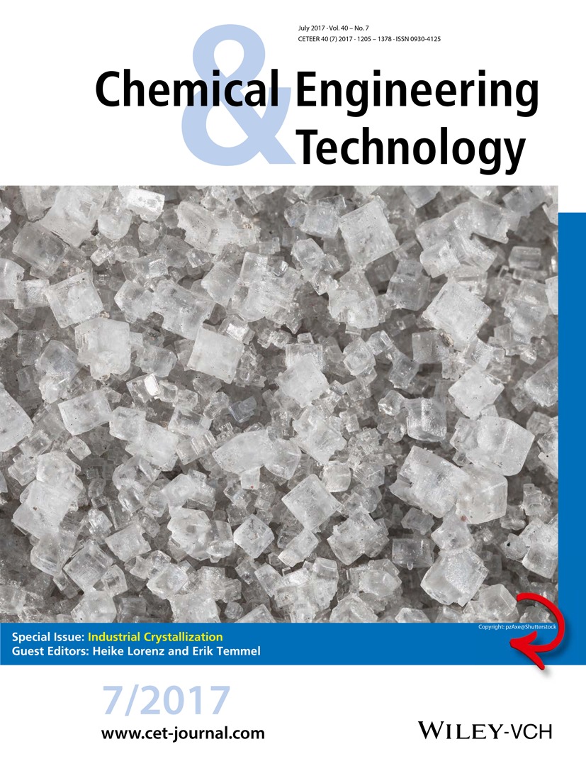 Cover Picture: Chem. Eng. Technol. 7/2017 Volume 40 Issue 7, 2017